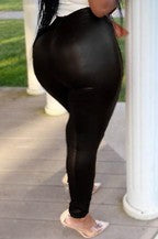 Faux Leather Pants