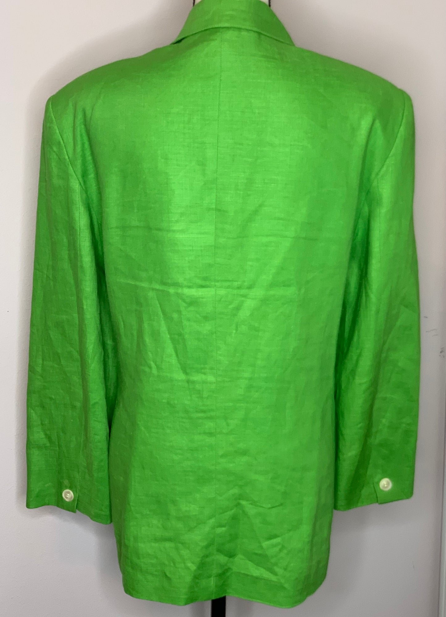 Green Long Sleeve Blazer with Lining Size: 18