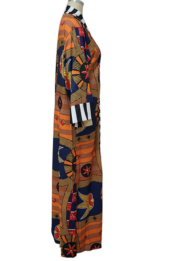 Tribal Print Kimono Duster