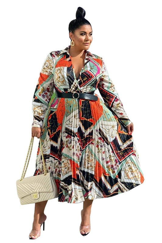 Printed Maxie Dress