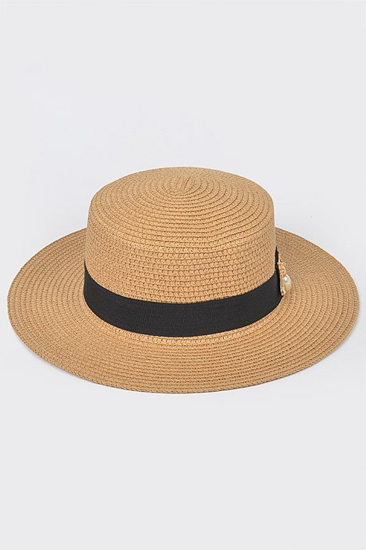 Black Band Pendant Hat