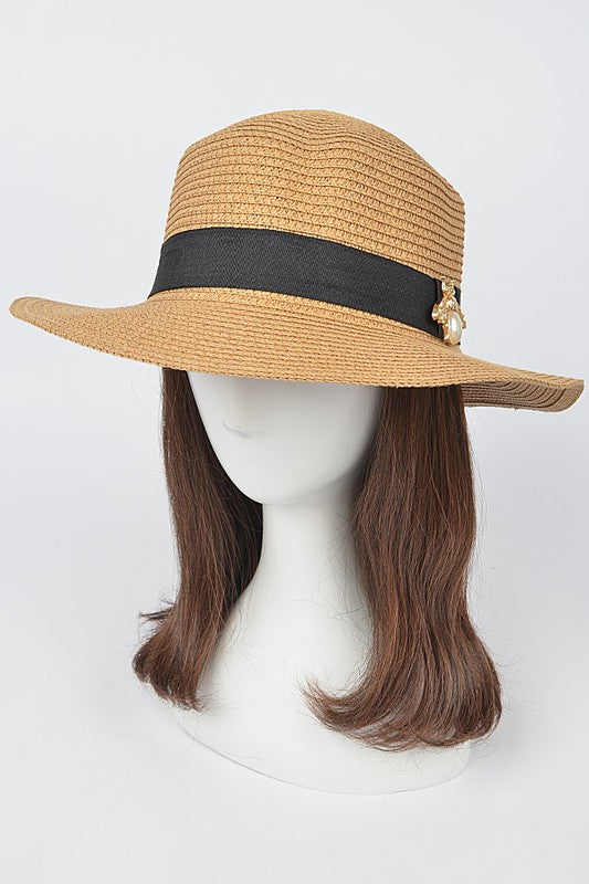 Black Band Pendant Hat