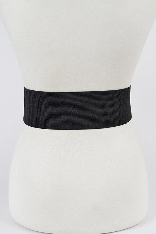 Leopard Faux Leather Big Buckle Belt