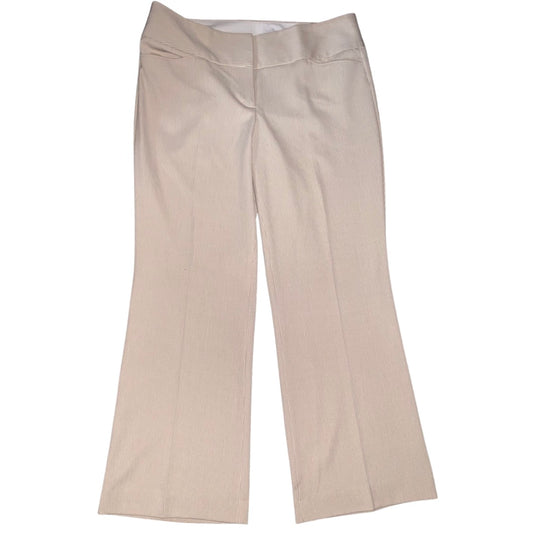 Beige Pin Stripe Slacks