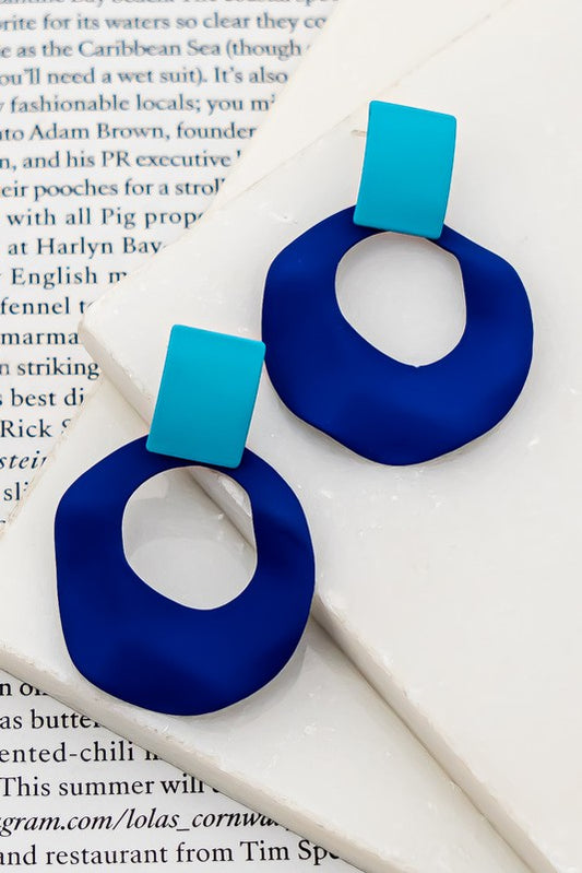 Matte Hoop Earrings