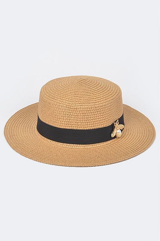 Black Band Pendant Hat
